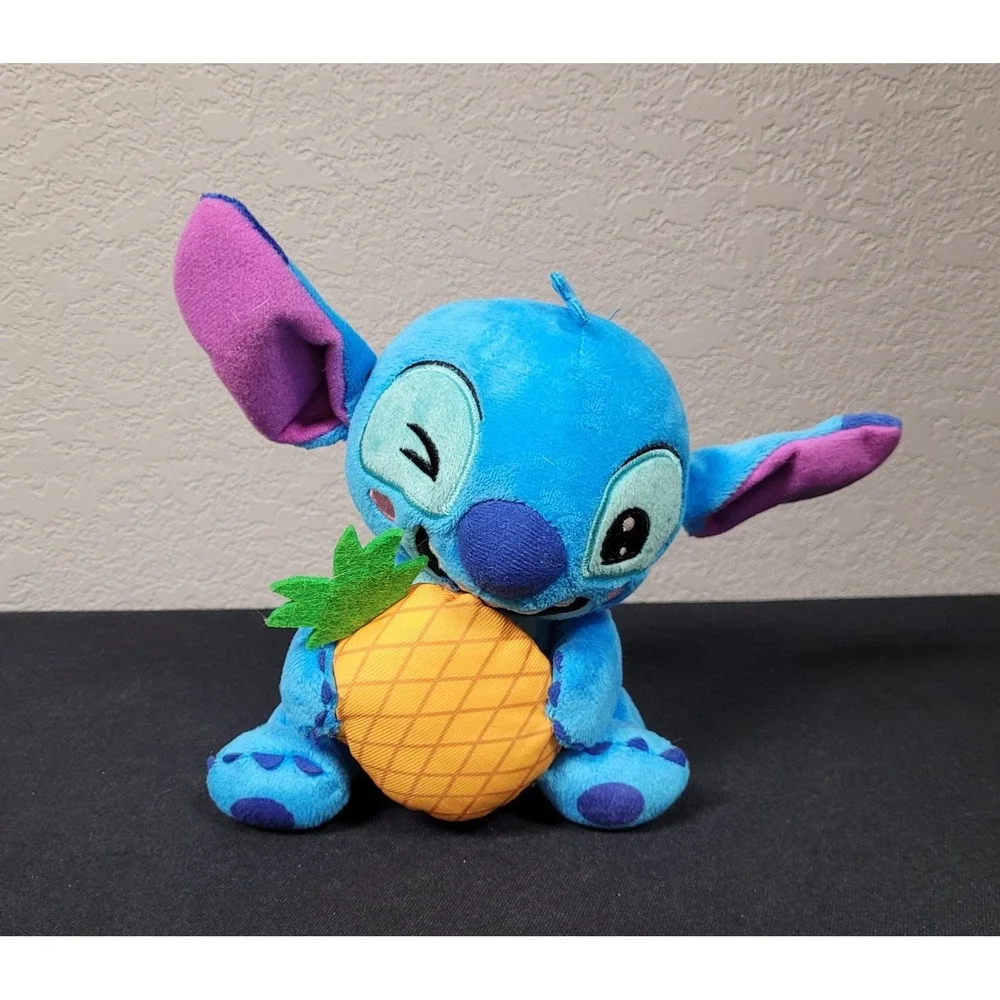 Just Play Disney Stitch Feed Me Series Pineapple Plush Stuffed Animal